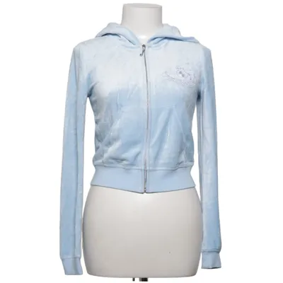 Hoodie (Blue) from Juicy Couture Bamboo, Cotton, Polyester