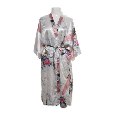 Morgonrock (Vit, Flerfärgad) från Sam Well Silke