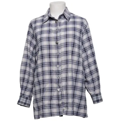 Chemise en flanelle (Bleu, Blanc) de Os Trachten
