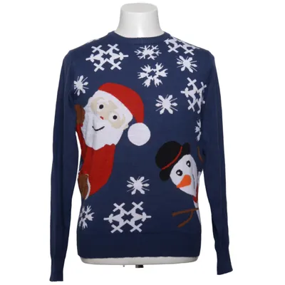 Julesweater (Blå, Flerfarvet) fra Bredenberg Akryl