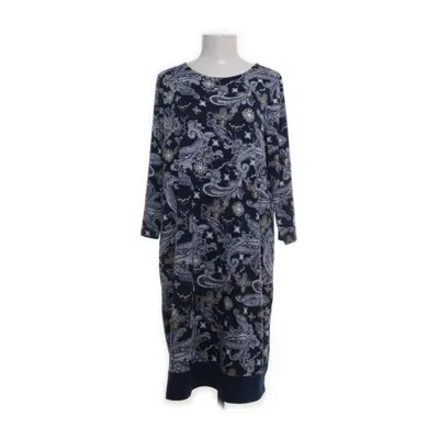 Klänning (Blå, Flerfärgad) från Happy Holly Elastan, Polyester