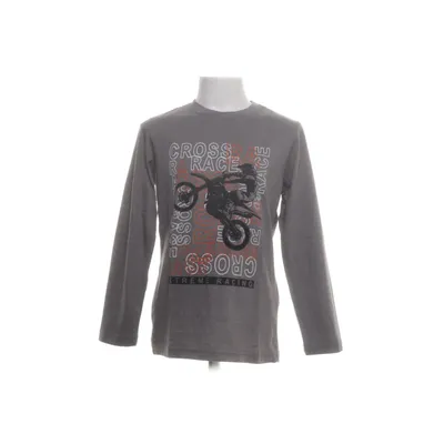 Lange mouwen shirt (Grijs) van Y.F.K Katoen, Polyester