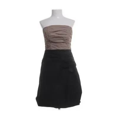 Robe de cocktail (Marron, Noir) de Marie Blanc Polyester
