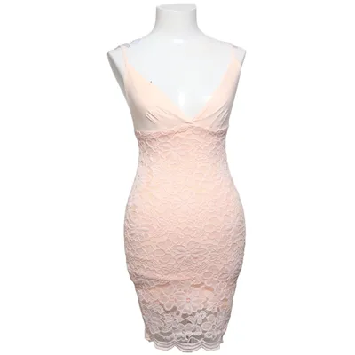 Robe de cocktail (Rose) de Chiara Coton, Élasthane