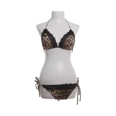 Bikini (Beige, Zwart) van Dsaint Elastaan, Polyester