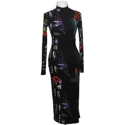 Robe longue (Noir, Multicolore) de Desigual Élasthane, Viscose