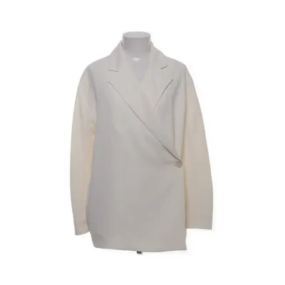 Blazer (White) from Mark Kenly Dominotan Cotton, Polyester, Viscose