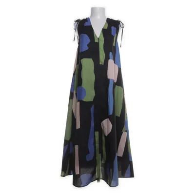 Maxi jurk (Zwart, Meerkleurig) van Warehouse Polyester