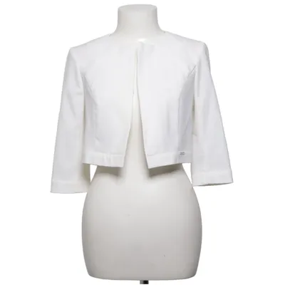 Cardigan (Blanc) de Bllection Élasthane, Polyester, Viscose