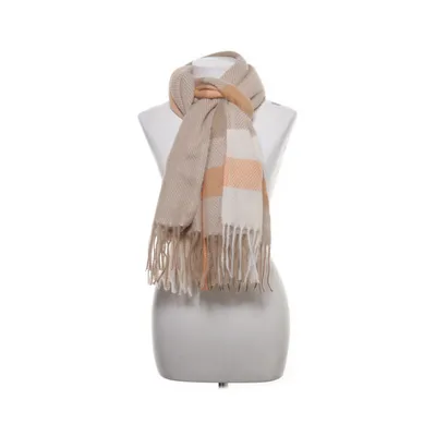 Scarf (Beige, Orange, White) from Fire & Glory