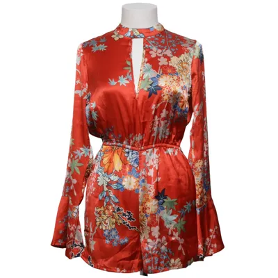 Jumpsuit (Rood, Meerkleurig) van Boohoo Polyester