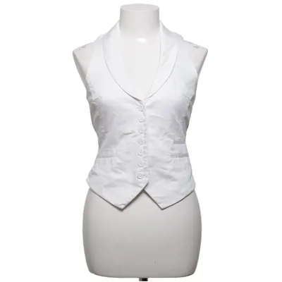 Vest (White) from H&M Cotton, Elastane, Polyamide, Polyester
