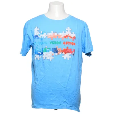 T-shirt (Blue, Multicolored) from Garwood Cotton