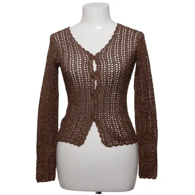 Cardigan (Brun, Guld) fra Jacqueline de Yong Metallfiber, Viscose