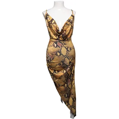 Robe (Jaune, Marron) de Carli Bybel x Missguided Élasthane, Polyester