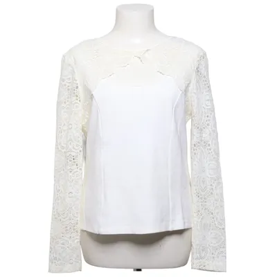 Top (Weiß) von Sarah Kern Elasthan, Polyamid, Polyester, Viskose