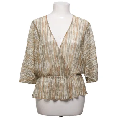 Haut (Beige, Blanc) de Dante 6 Fibre métallique, Polyester