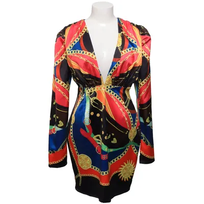 Jurk (Zwart, Meerkleurig) van Latiste by Amy Polyester