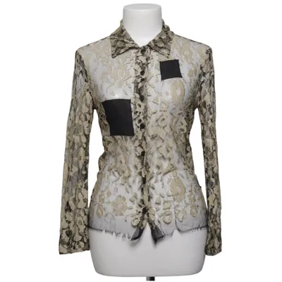 Bluse (Beige, Schwarz) von Bazar de Christian Lacroix Polyamid, Seide, Viskose