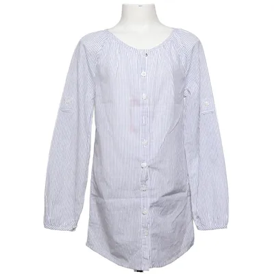Bluse (Hvid, Sort) fra Yigga Bomuld