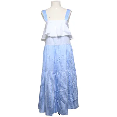 Maxi dress (Blue, White) from Zara Woman Studio