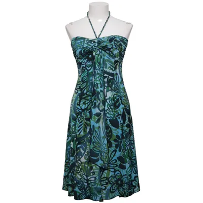 Halterneckklänning (Blå, Grön, Flerfärgad) från Xanaka Elastan, Polyester