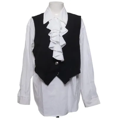 Blouse (Black, White) from Hot Zone by KappAhl Polyester, Viscose