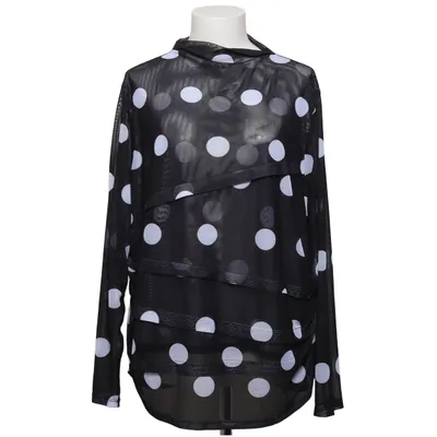 Blouse (Zwart, Wit) van Bonprix Gerecycled polyester