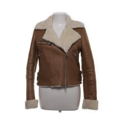 Shearlingjacka (Brun, Vit) från Bershka Polyester