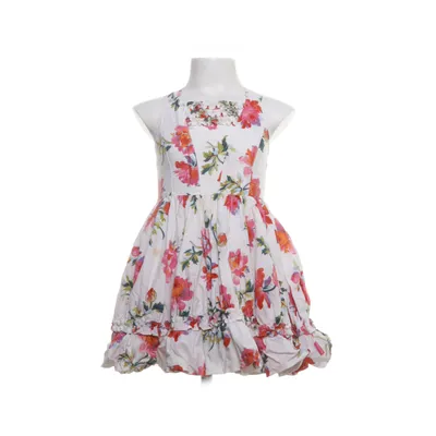 Dress (White, Multicolored) from Jottum Cotton