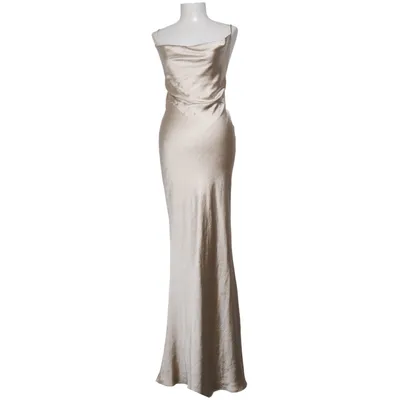 Maxi dress (Beige) from Nasty Gal Elastane, Polyester