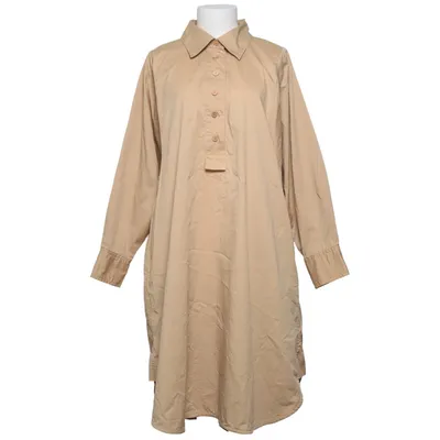 Shirt dress (Beige) from Isay Cotton, Elastane, Polyamide