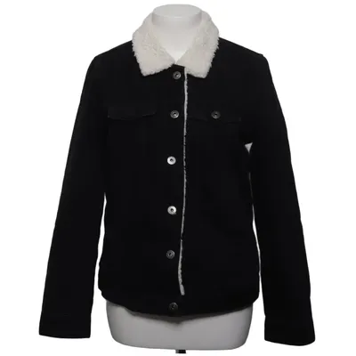 Veste en jeans fourrée (Noir) de FB Sister Denim Coton, Polyester