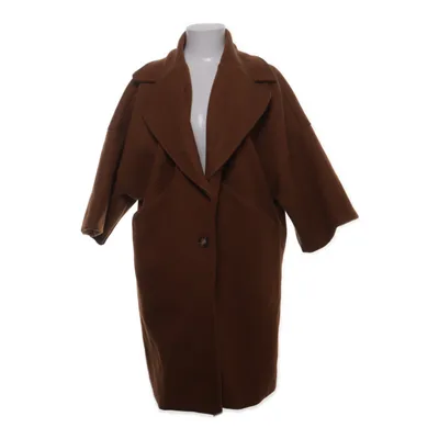 Coat (Brown) from Florencia Polyester, Viscose, Wool
