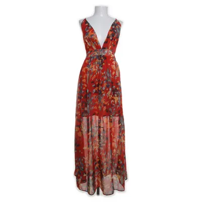 Långklänning (Röd) Bomull, Polyester