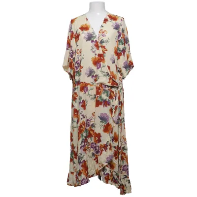 Robe portefeuille (Beige, Multicolore) de Zizzi Viscose