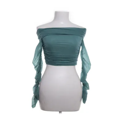 Crop top (Green) from Zara Polyester, Elastane
