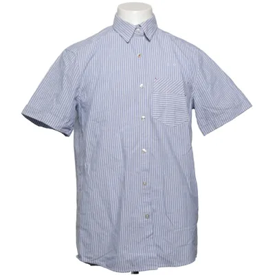 Chemise à manches courtes (Bleu, Blanc) de Coop Coton, Polyester
