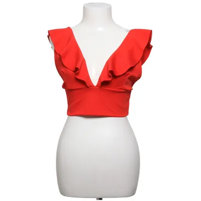 Crop top (CROP FRILL TOP) från NLY One Elastan, Polyester