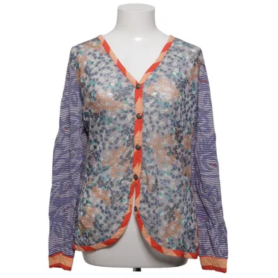 Blouse (Oranje, Blauw, Meerkleurig) van Sweater House Katoen, Elastaan, Polyamide, Polyester