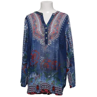 Blouse (Blue, Multicolored) from OPL Collection Polyester