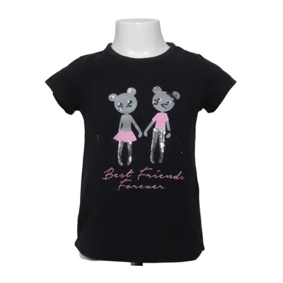 T-shirt (Sort) fra Sweet Heart Bomuld, Elastan