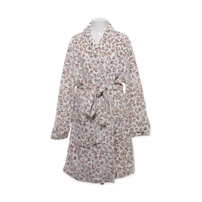 Bathrobe (Beige, White, Multicolored) from Primark Polyester