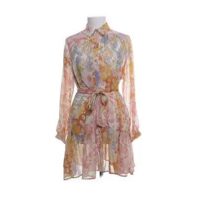 Shirt dress (Orange, Multicolored) from Musy Muse Polyester
