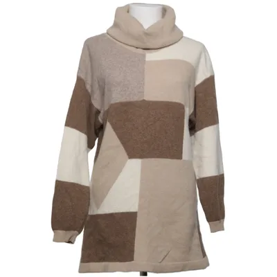 Turtleneck (Beige, Brown) from Stinna Angora, Polyamide, Wool
