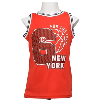 Basketlinne (Röd, Flerfärgad) från Dopo Dopo Boys Polyester