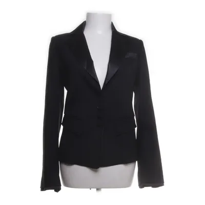 Smoking blazer (Zwart) van Patrizia Pepe Acetaat, Viscose, Elastaan, Zijde, Polyester
