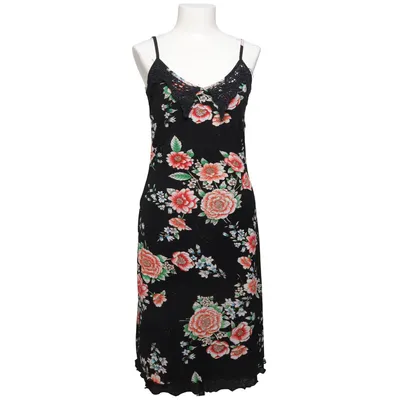 Dress (Black, Multicolored) from Mandarin Polyester