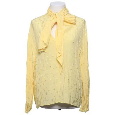 Pussy bow blouse (Yellow) from Twist & Tango Viscose