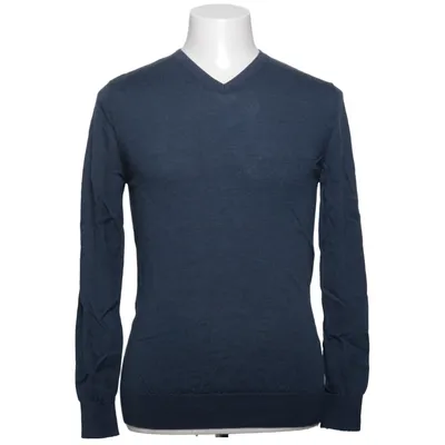 Pullover (Blå) fra Dressmann Merinould